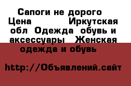 Сапоги не дорого › Цена ­ 2 000 - Иркутская обл. Одежда, обувь и аксессуары » Женская одежда и обувь   